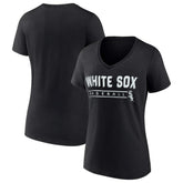 Chicago White Sox Women's One & Only V-Neck T-Shirt - Black