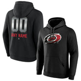 Carolina Hurricanes Personalized Midnight Mascot Logo Pullover Hoodie Black