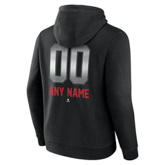 Chicago Blackhawks Personalized Midnight Mascot Logo Pullover Hoodie Black