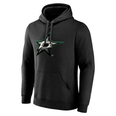 Dallas Stars Personalized Midnight Mascot Logo Pullover Hoodie Black