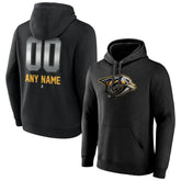 Nashville Predators Personalized Midnight Mascot Logo Pullover Hoodie Black