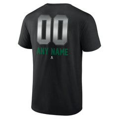 Dallas Stars Personalized Midnight Mascot Logo T-Shirt Black