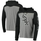 Chicago White Sox Franklin Wooster Pullover Hoodie - Heathered Gray/Black | 47 brand
