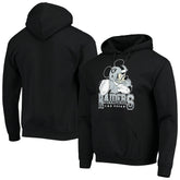 Las Vegas Raiders Junk Food Disney Mickey Quarterback Pullover Hoodie - Black on sale