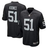 Malcolm Koonce Las Vegas Raiders Game Jersey - Black | Nike online