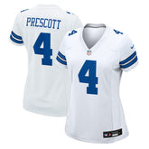 Dak Prescott Dallas Cowboys Women's Team Game Jersey - White | Nike discount