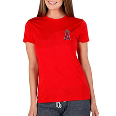 Los Angeles Angels Concepts Sport Women's Marathon Knit Top - Red