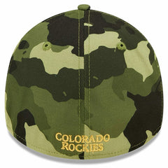 Colorado Rockies 2022 Armed Forces Day 39THIRTY Flex Hat - Camo | New Era