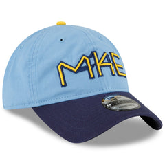 Milwaukee Brewers 2022 City Connect 9TWENTY Adjustable Hat - Powder Blue | New Era