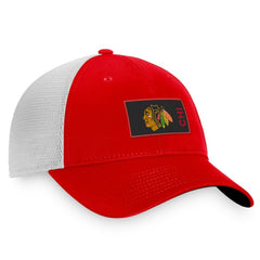 Chicago Blackhawks Fanatics Authentic Pro Rink Trucker Snapback Hat Red