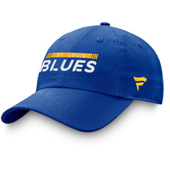 St. Louis Blues Fanatics Authentic Pro Rink Adjustable Hat Blue