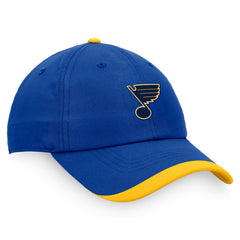 St. Louis Blues Fanatics Authentic Pro Rink Pinnacle Adjustable Hat Blue