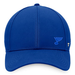 St. Louis Blues Fanatics Women's Authentic Pro Road Structured Adjustable Hat Royal