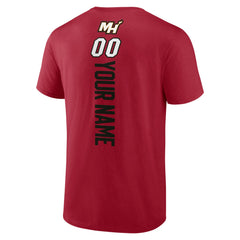 Miami Heat Personalized Playmaker Team T-Shirt - Red sale