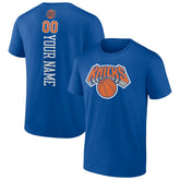 New York Knicks Personalized Playmaker Team T-Shirt - Blue shop