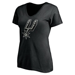 San Antonio Spurs Women's Personalized Playmaker Team V-Neck T-Shirt - Black shop