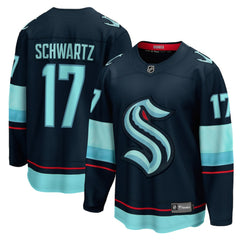 Jaden Schwartz Seattle Kraken Fanatics Home Breakaway Player Jersey Navy