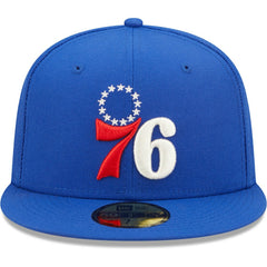 Philadelphia 76ers 3x NBA Finals Champions Pop Sweat 59FIFTY Fitted Hat - Royal | New Era outlet