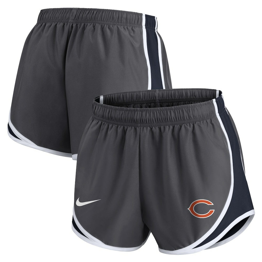 Chicago Bears Women's Team Logo Performance Tempo Shorts - Charcoal | Nike discount
