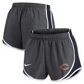 Chicago Bears Women's Team Logo Performance Tempo Shorts - Charcoal | Nike discount