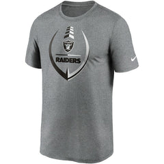 Las Vegas Raiders Icon Legend Performance T-Shirt - Heathered Gray | Nike on sale