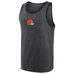 Cleveland Browns Tri-Blend Tank Top - Heathered Charcoal | Nike sale