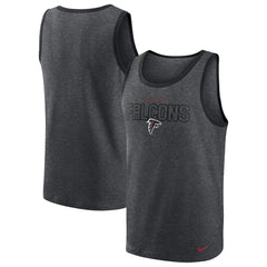 Atlanta Falcons Tri-Blend Tank Top - Heathered Charcoal | Nike on sale