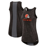 Cleveland Browns Women's High Neck Performance Tank Top - Brown | Nike on sale