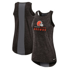Cleveland Browns Women's High Neck Performance Tank Top - Brown | Nike on sale