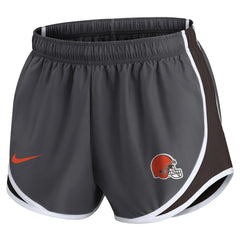 Cleveland Browns Women's Team Logo Performance Tempo Shorts - Charcoal | Nike sale