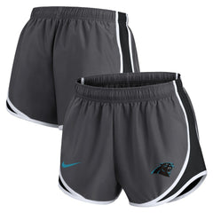 Carolina Panthers Women's Team Logo Performance Tempo Shorts - Charcoal | Nike outlet