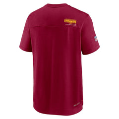 Washington Commanders Sideline Coach Chevron Lock Up Logo V-Neck Performance T-Shirt - Burgundy | Nike sale