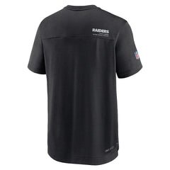 Las Vegas Raiders Sideline Coach Chevron Lock Up Logo V-Neck Performance T-Shirt - Black | Nike discount