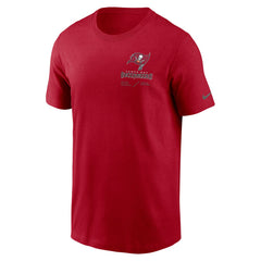 Tampa Bay Buccaneers Sideline Infograph Lockup Performance T-Shirt - Red | Nike discount