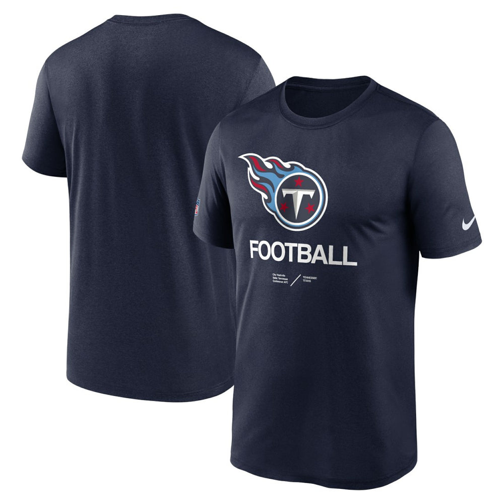 Tennessee Titans Sideline Infograph Performance T-Shirt - Navy | Nike sale