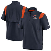 Chicago Bears Sideline Coaches Chevron Lockup Pullover Top - Navy | Nike outlet