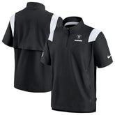 Las Vegas Raiders Sideline Coaches Chevron Lockup Pullover Top - Black | Nike cheap