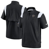 Atlanta Falcons Sideline Coaches Chevron Lockup Pullover Top - Black | Nike for sale