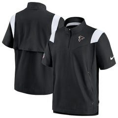 Atlanta Falcons Sideline Coaches Chevron Lockup Pullover Top - Black | Nike for sale