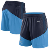 Tennessee Titans Sideline Primary Lockup Performance Shorts - Navy/Light Blue | Nike sale