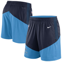 Tennessee Titans Sideline Primary Lockup Performance Shorts - Navy/Light Blue | Nike sale