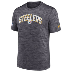 Pittsburgh Steelers Sideline Velocity Athletic Stack Performance T-Shirt - Black | Nike outlet