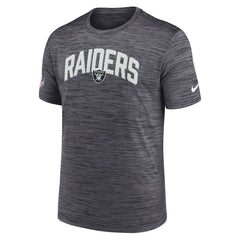Las Vegas Raiders Sideline Velocity Athletic Stack Performance T-Shirt - Black | Nike outlet