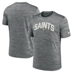 New Orleans Saints Sideline Velocity Athletic Stack Performance T-Shirt - Gray | Nike sale