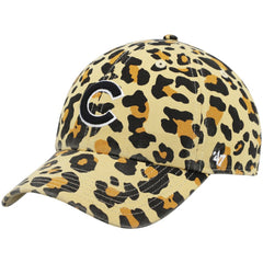 Chicago Cubs Women's Bagheera Cheetah Clean up Adjustable Hat - Tan | 47 brand