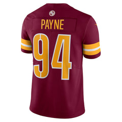 Da'Ron Payne Washington Commanders Vapor Limited Jersey - Burgundy | Nike online