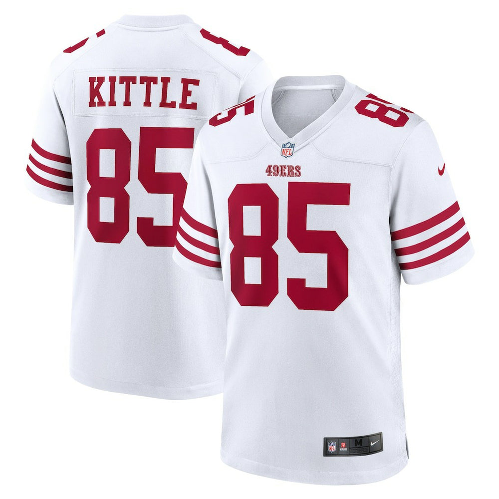 George Kittle San Francisco 49ers Team Game Jersey - White | Nike cheap