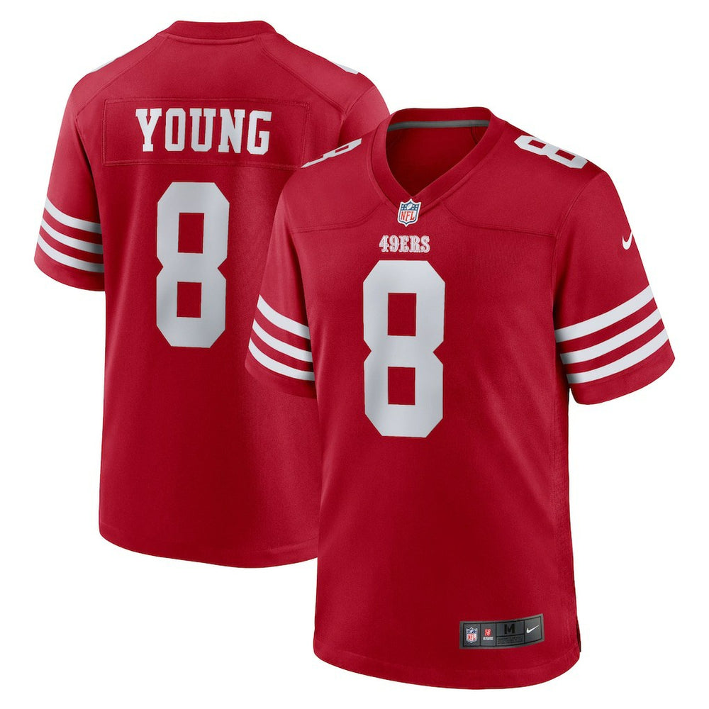 Steve Young San Francisco 49ers Retired Game Player Jersey - Scarlet | Nike for sale