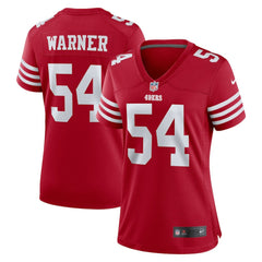 Fred Warner San Francisco 49ers Women's Game Player Jersey - Scarlet | Nike on sale