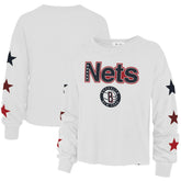 Brooklyn Nets '47 Women's 2021/22 City Edition Call Up Parkway Long Sleeve T-Shirt - White | 47 brand outlet